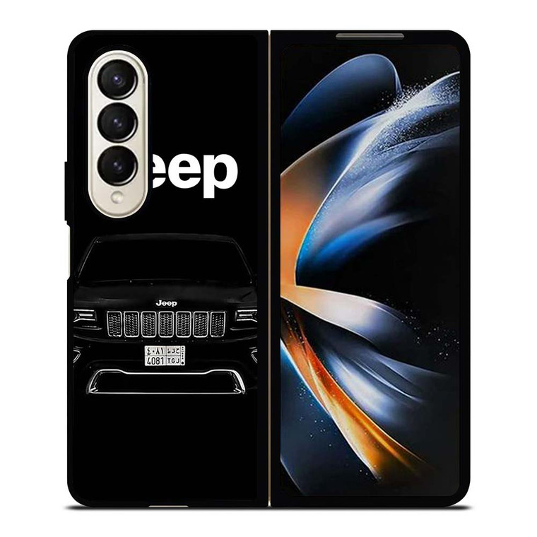 JEEP BLACK CAR Samsung Galaxy Z Fold 4 Case Cover