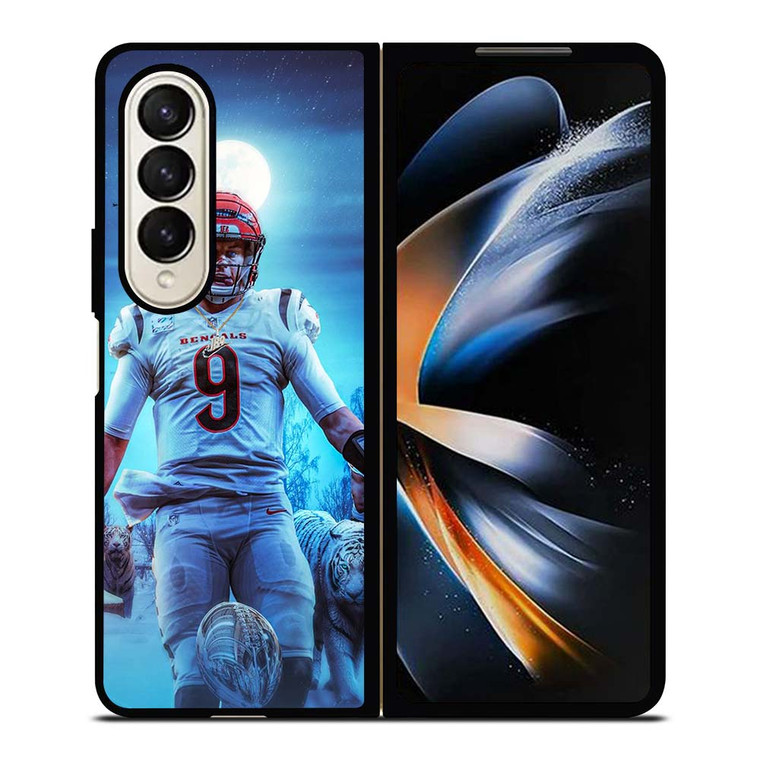 JOE BURROW CINCINNATI BENGALS TIGER Samsung Galaxy Z Fold 4 Case Cover
