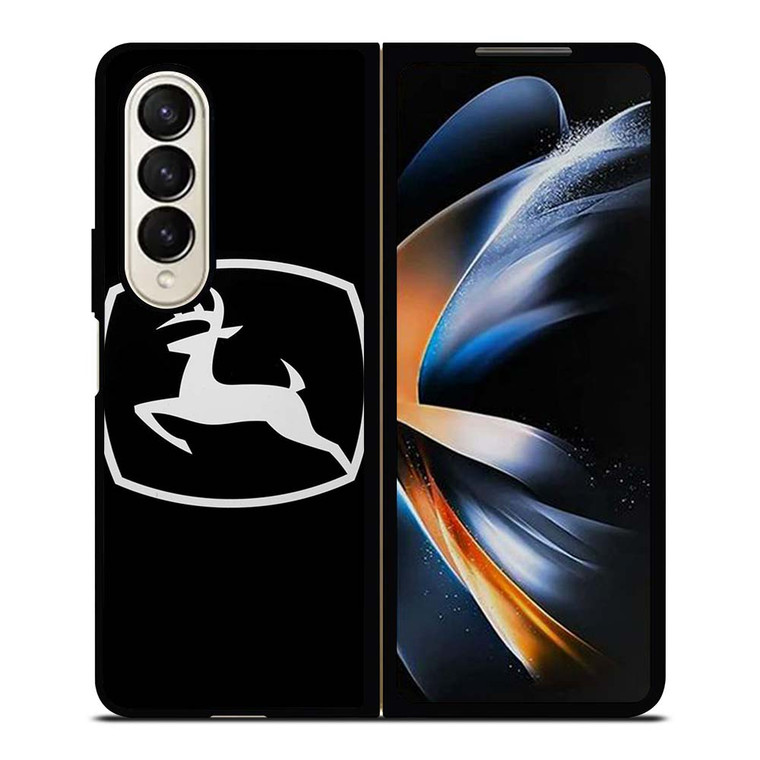 JOHN DEERE BLACK LOGO Samsung Galaxy Z Fold 4 Case Cover
