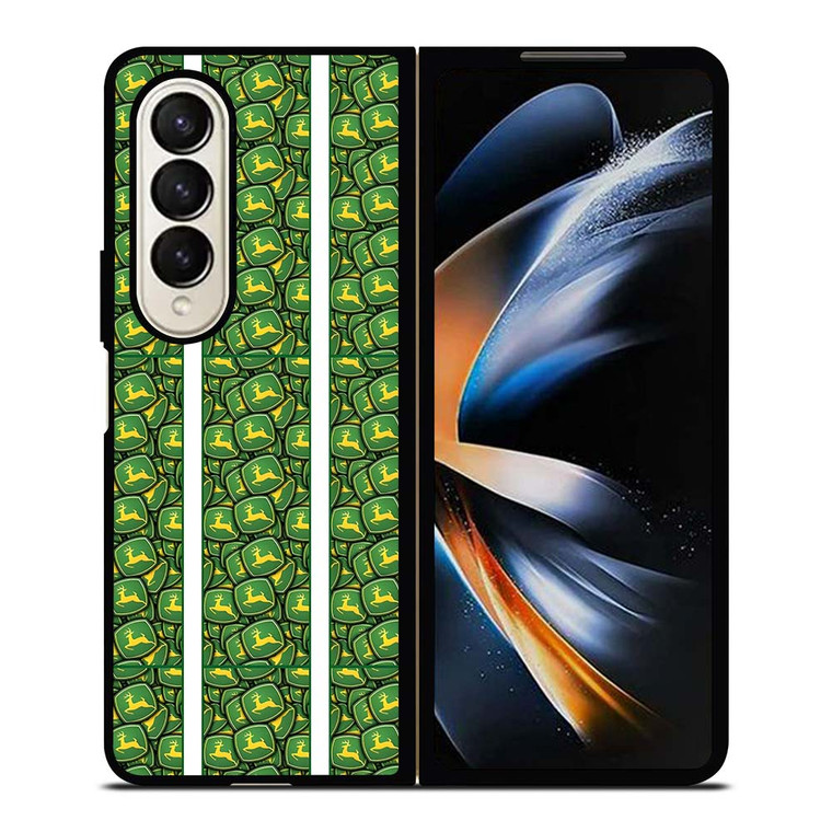 JOHN DEERE WALL COLLAGE GREEN Samsung Galaxy Z Fold 4 Case Cover JOHN DEERE WALL COLLAGE GREEN Samsung Galaxy Z Fold 4 Case Cover