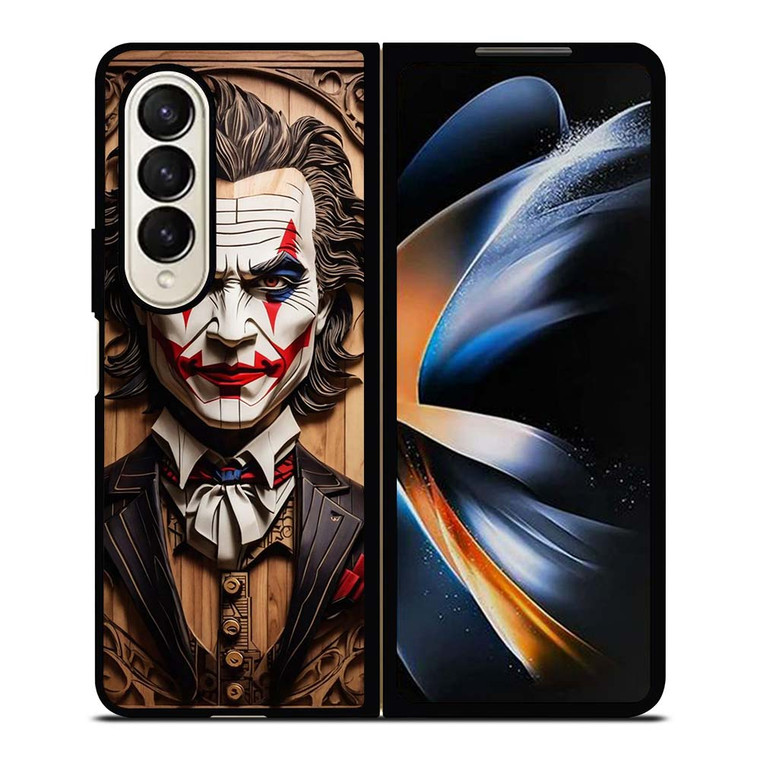 JOKER FACE WOOD Samsung Galaxy Z Fold 4 Case Cover