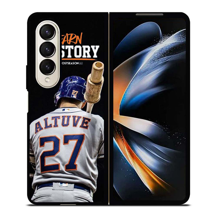 JOSE ALTUVE 27 HOUSTON ASTROS Samsung Galaxy Z Fold 4 Case Cover