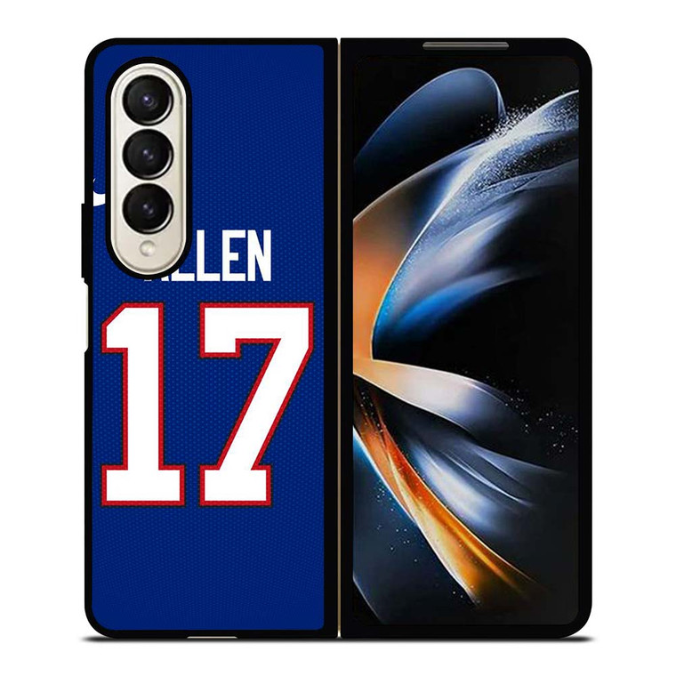 JOSH ALLEN BUFFALO BILLS NIKE Samsung Galaxy Z Fold 4 Case Cover JOSH ALLEN BUFFALO BILLS NIKE Samsung Galaxy Z Fold 4 Case Cover