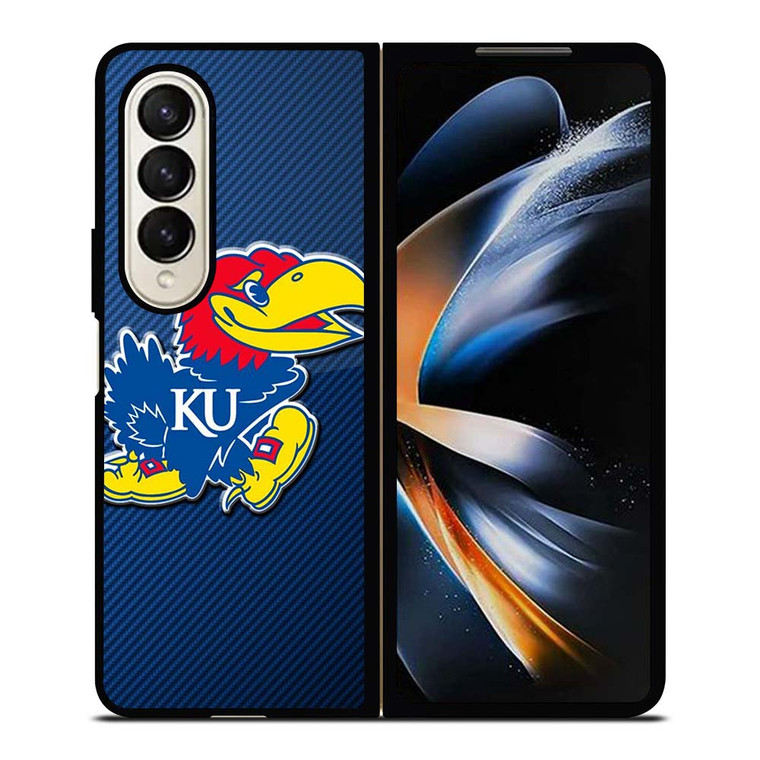 KANSAS JAYHAWKS ICON Samsung Galaxy Z Fold 4 Case Cover