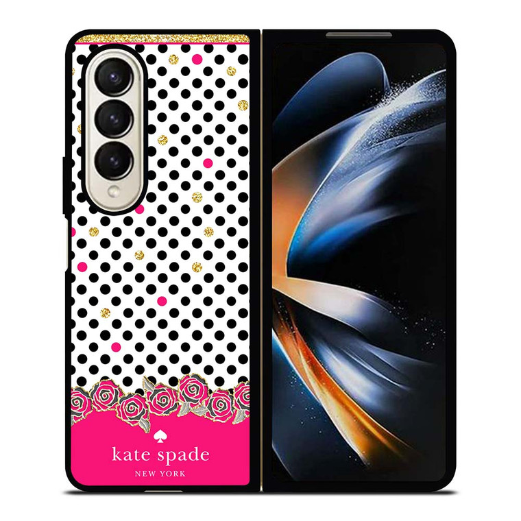 KATE SPADE FLOWER POLKADOT Samsung Galaxy Z Fold 4 Case Cover KATE SPADE FLOWER POLKADOT Samsung Galaxy Z Fold 4 Case Cover