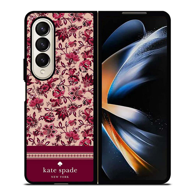 KATE SPADE FLOWER VINTAGE Samsung Galaxy Z Fold 4 Case Cover KATE SPADE FLOWER VINTAGE Samsung Galaxy Z Fold 4 Case Cover
