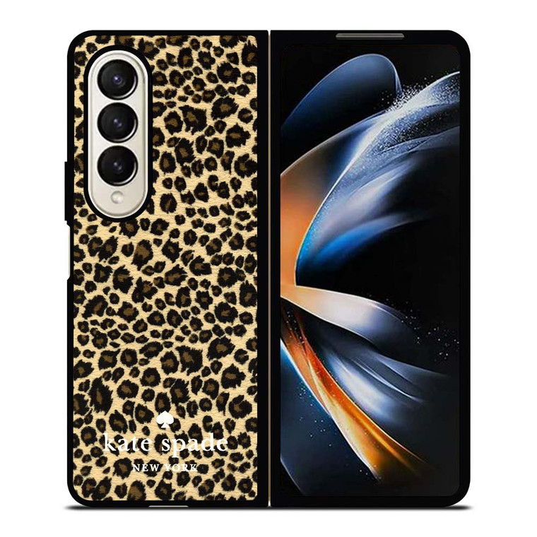 KATE SPADE LEOPARD Samsung Galaxy Z Fold 4 Case Cover KATE SPADE LEOPARD Samsung Galaxy Z Fold 4 Case Cover