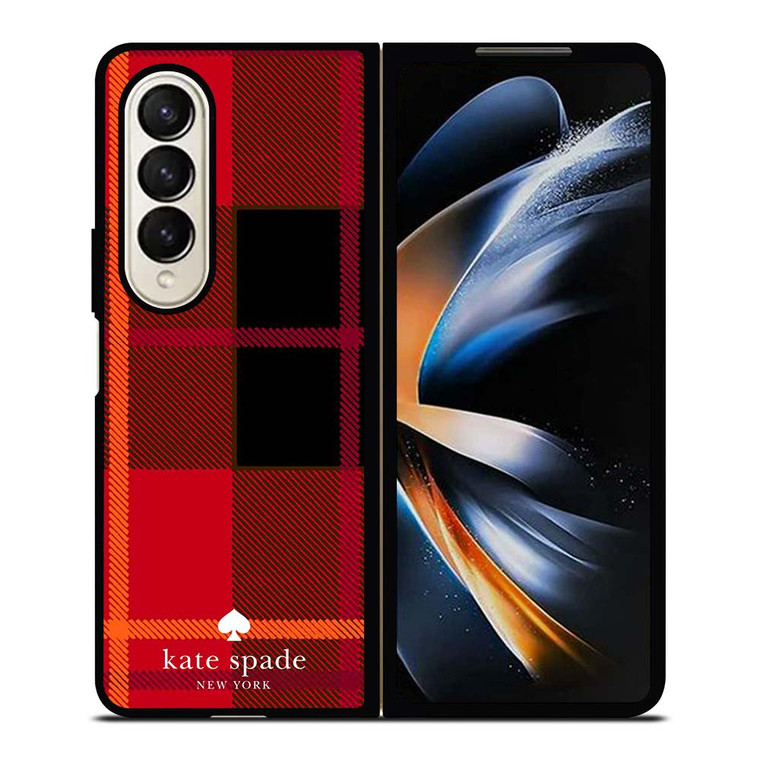 KATE SPADE NEW YORK RED Samsung Galaxy Z Fold 4 Case Cover