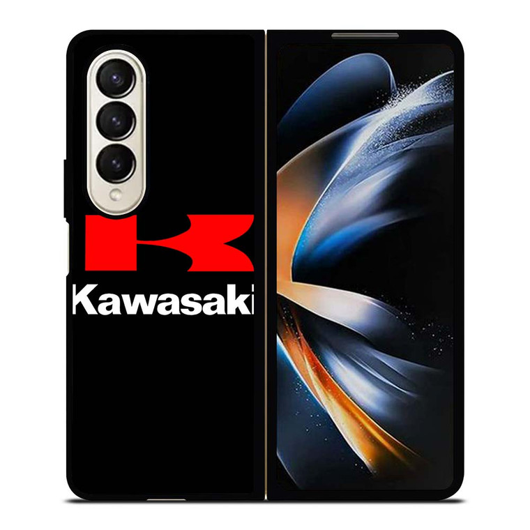KAWASAKI MOTOR RED LOGO Samsung Galaxy Z Fold 4 Case Cover