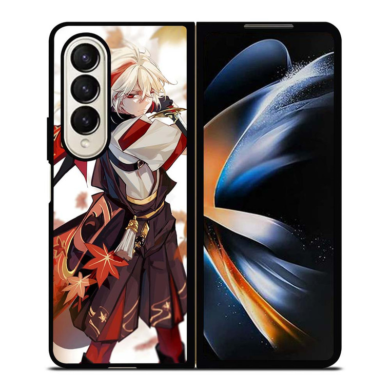 KAZUHA GENSHIN IMPACT GAMES Samsung Galaxy Z Fold 4 Case Cover KAZUHA GENSHIN IMPACT GAMES Samsung Galaxy Z Fold 4 Case Cover