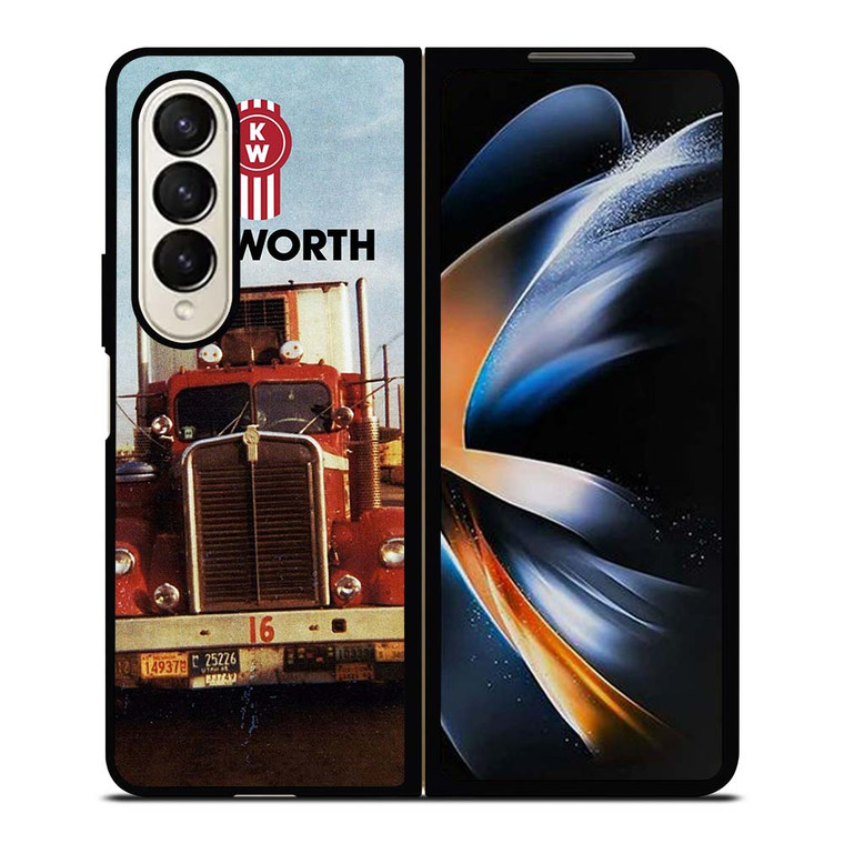 KENWORTH TRUCK VINTAGE 2 Samsung Galaxy Z Fold 4 Case Cover KENWORTH TRUCK VINTAGE 2 Samsung Galaxy Z Fold 4 Case Cover