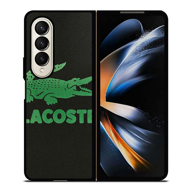 LACOSTE CROCODILE SUEDE Samsung Galaxy Z Fold 4 Case Cover LACOSTE CROCODILE SUEDE Samsung Galaxy Z Fold 4 Case Cover