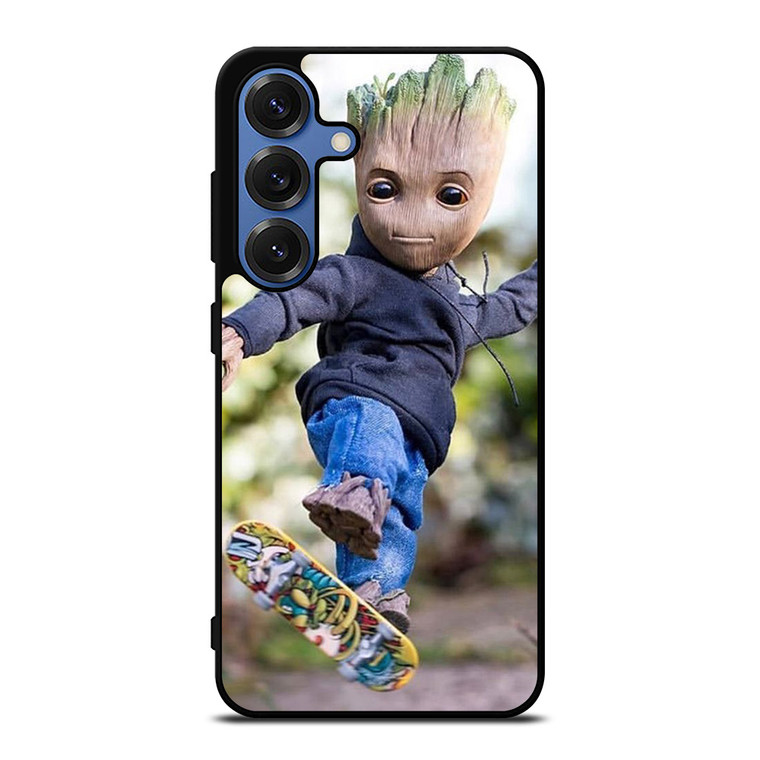 BABY GROOT SKATEBOARD Samsung Galaxy Z Fold 3 Case Cover