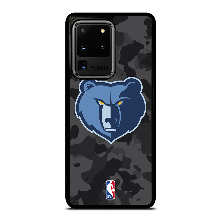MEMPHIS GRIZZLIES BLACK CAMO Samsung Galaxy S20 Ultra Case Cover