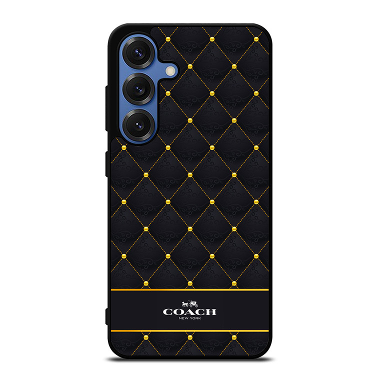 COACH NEW YORK GOLD PATTERN Samsung Galaxy Z Fold 3 Case Cover