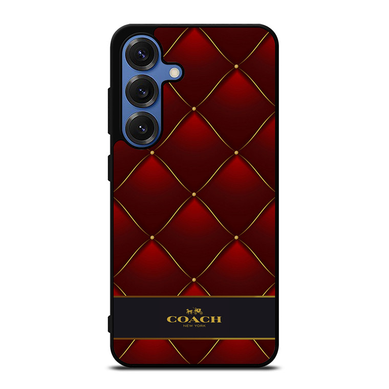 COACH NEW YORK RED GOLD Samsung Galaxy Z Fold 3 Case Cover