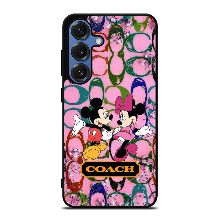 COACH PINK FLOWER MICKEY MINNIE Samsung Galaxy Z Fold 3 Case Cover