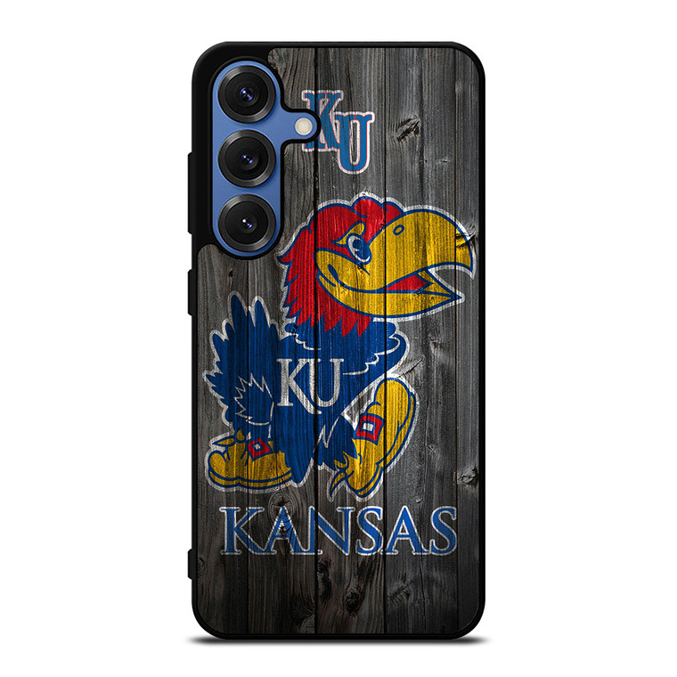 KANSAS JAYHAWKS WOODEN LOGO Samsung Galaxy Z Fold 3 Case Cover