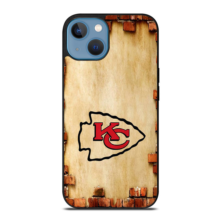 KANSAS CITY CHIEFS NFL FOOTBALL BRICKED iPhone 13 Case Cover