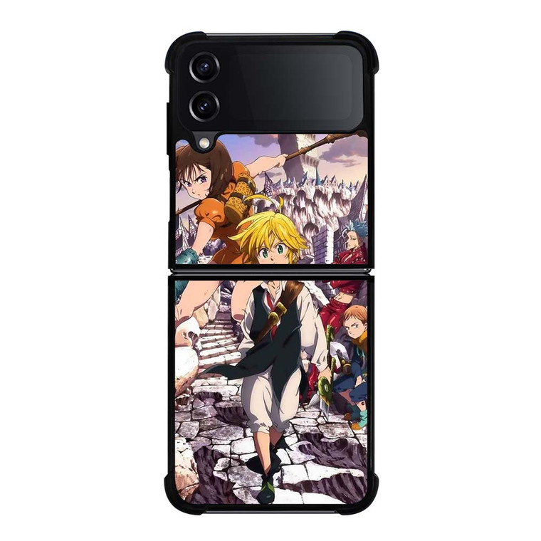 7 DEADLY SINS MELIODAS AND FRIEND Samsung Galaxy Z Flip 4 Case Cover