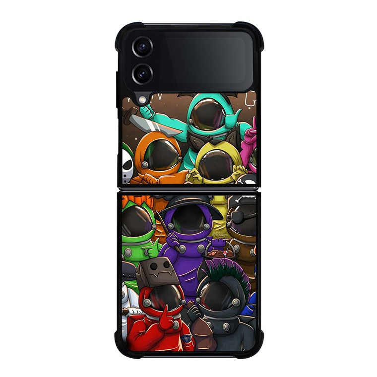 AMONG US HALLOWEN Samsung Galaxy Z Flip 4 Case Cover