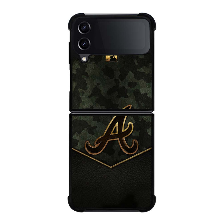 ATLANTA BRAVES EMBLEM Samsung Galaxy Z Flip 4 Case Cover