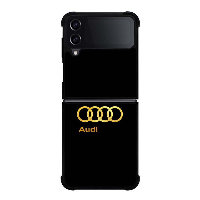 AUDI CAR GOLD LOGO Samsung Galaxy Z Flip 4 Case Cover
