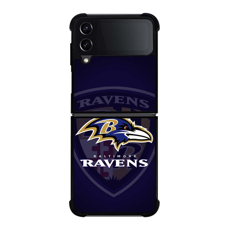 BALTIMORE RAVENS NFL LOGO Samsung Galaxy Z Flip 4 Case Cover