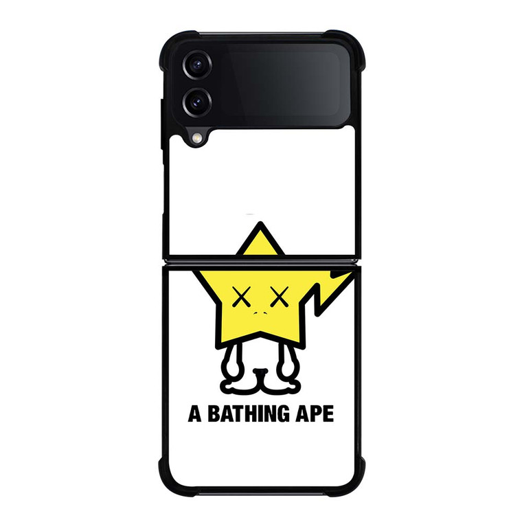 BATHING APE BAPESTA KAWS Samsung Galaxy Z Flip 4 Case Cover