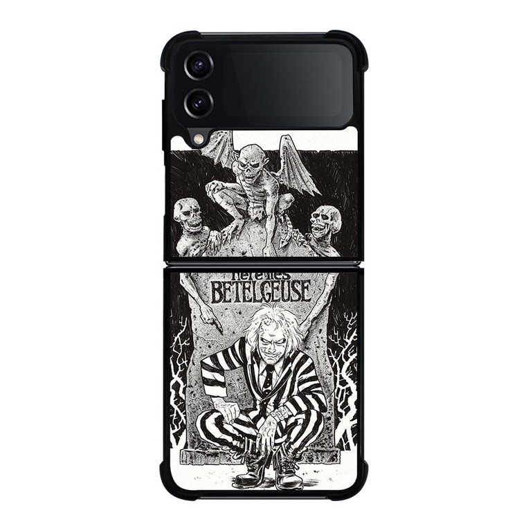 BEETLEJUICE TIM BURTON ART Samsung Galaxy Z Flip 4 Case Cover