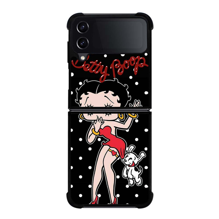 BETTY BOOP POLKA DOT CARTOON  Samsung Galaxy Z Flip 4 Case Cover