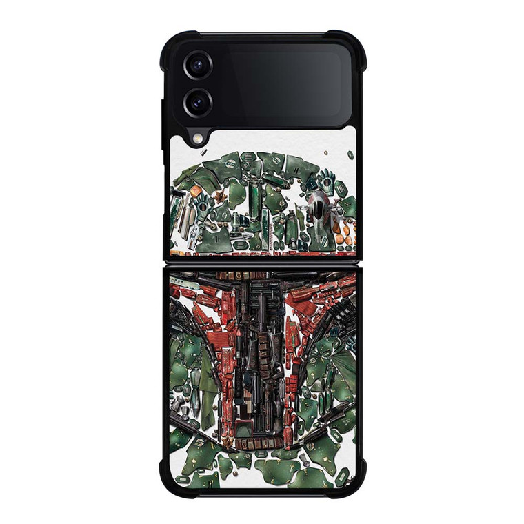 BOBA FETT STAR WARS MOZAIC Samsung Galaxy Z Flip 4 Case Cover