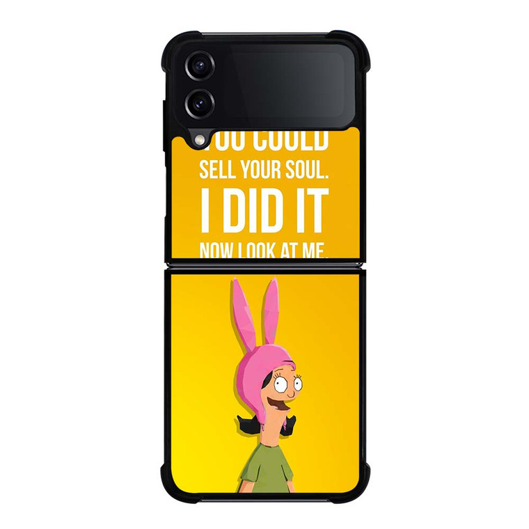 BOBS BURGERS LOUISE QUOTE Samsung Galaxy Z Flip 4 Case Cover