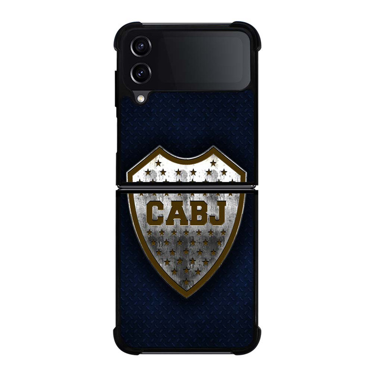BOCA JUNIORS FC METAL LOGO Samsung Galaxy Z Flip 4 Case Cover