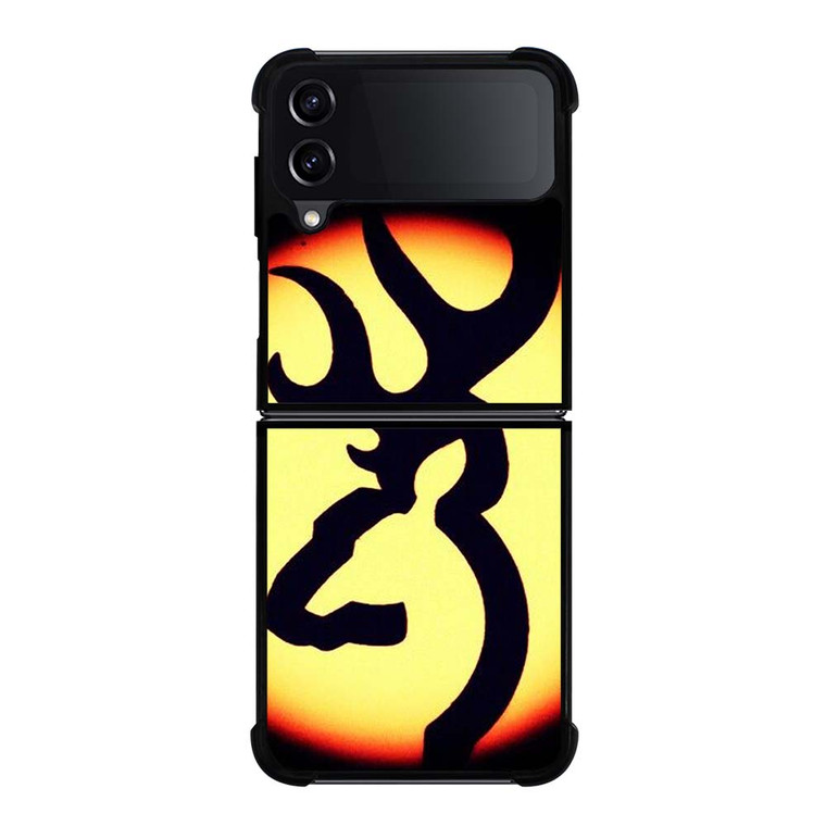 BROWNING SILHOUETTE LOGO Samsung Galaxy Z Flip 4 Case Cover