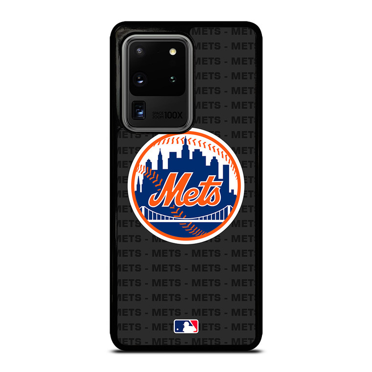 NEW YORK METS BASEBALL BLACK Samsung Galaxy S20 Ultra Case Cover
