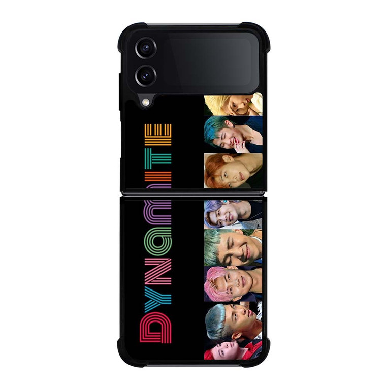 BTS DYNAMITE MEMBER COLLAGE Samsung Galaxy Z Flip 4 Case Cover