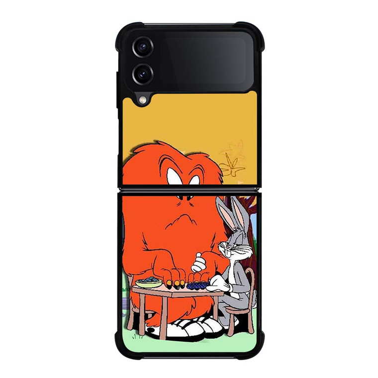 BUGS BUNNY AND GOSSAMER RED LOONEY TUNNES Samsung Galaxy Z Flip 4 Case Cover