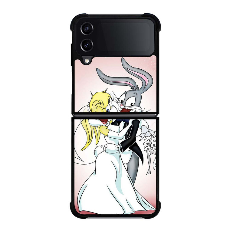 BUGS BUNNY AND LOLA MARRIED Samsung Galaxy Z Flip 4 Case Cover