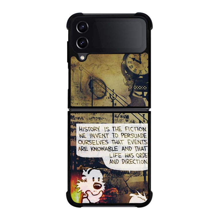 CALVIN AND HOBBES CLASSIC QUOTES Samsung Galaxy Z Flip 4 Case Cover