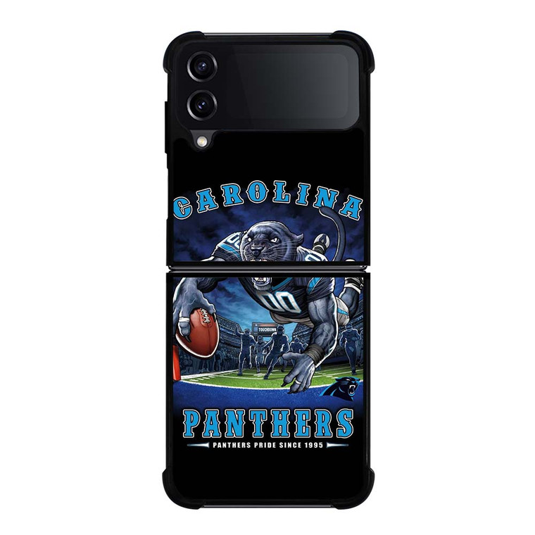 CAROLINA PANTHERS TOUCHDWON NFL Samsung Galaxy Z Flip 4 Case Cover