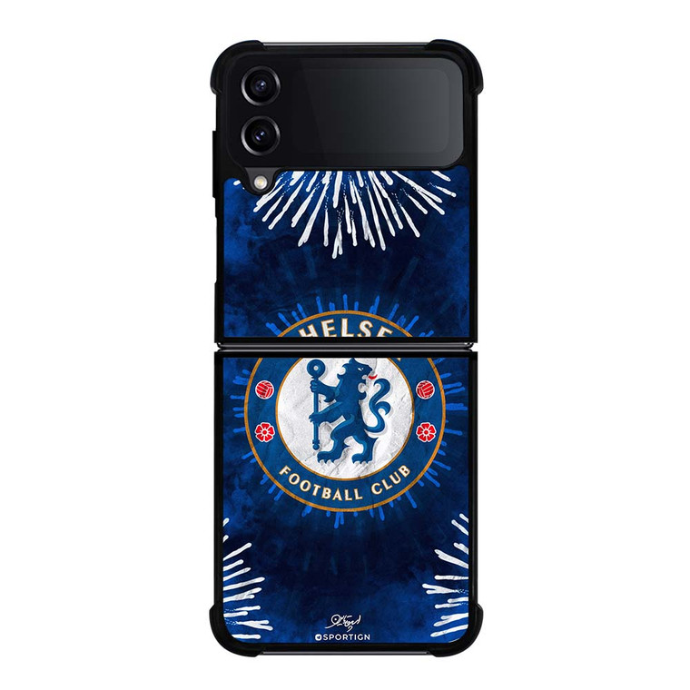 CHELSEA FC ART LOGO Samsung Galaxy Z Flip 4 Case Cover