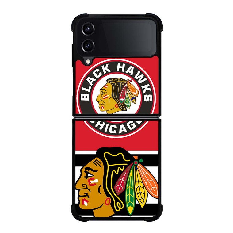 CHICAGO BLACKHAWKS NHL LOGO Samsung Galaxy Z Flip 4 Case Cover