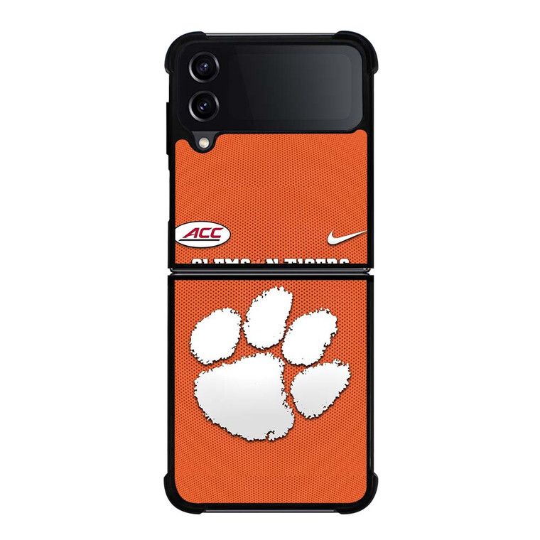 CLEMSON TIGERS CLAWS Samsung Galaxy Z Flip 4 Case Cover