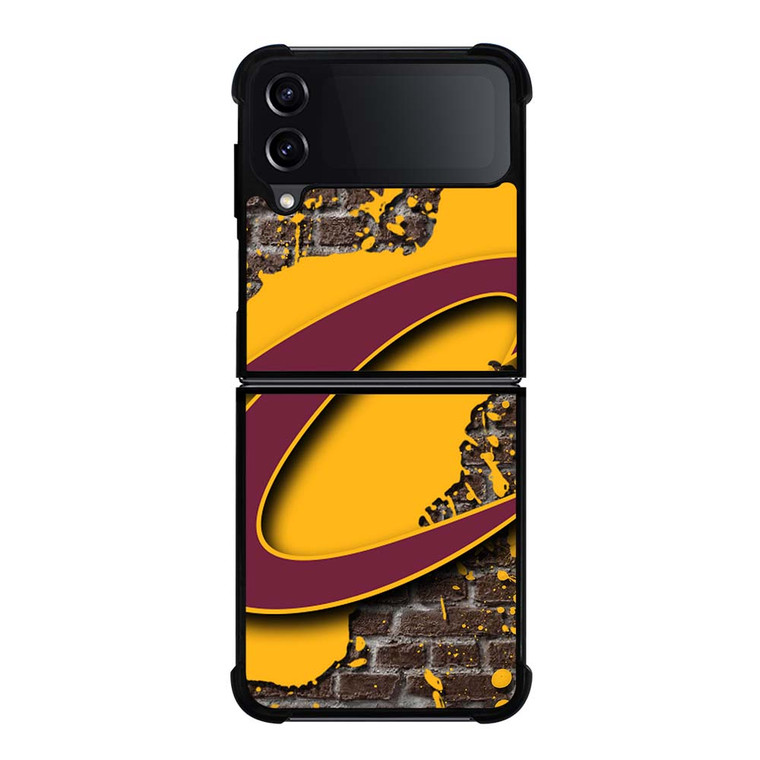 CLEVELAND CAVALIERS WALL SPLASH Samsung Galaxy Z Flip 4 Case Cover