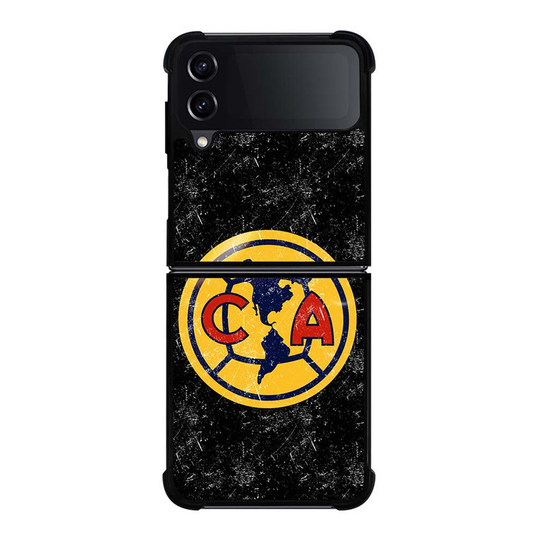 CLUB AMERICA AGUILAS FOOTBALL BLACK Samsung Galaxy Z Flip 4 Case Cover