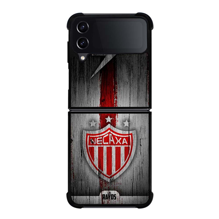 CLUB NECAXA WOODEN LOGO Samsung Galaxy Z Flip 4 Case Cover