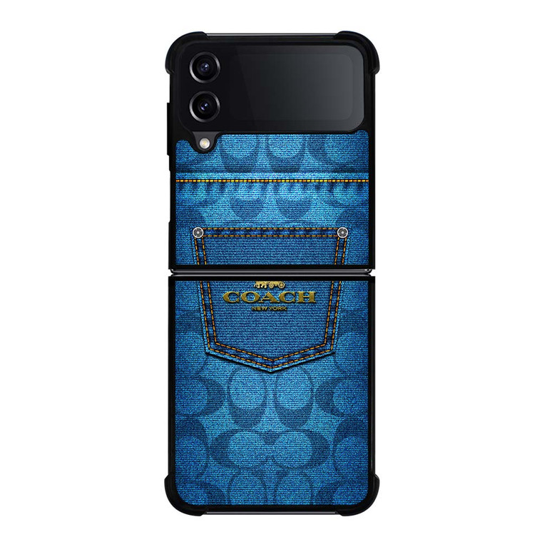 COACH JEANS Samsung Galaxy Z Flip 4 Case Cover