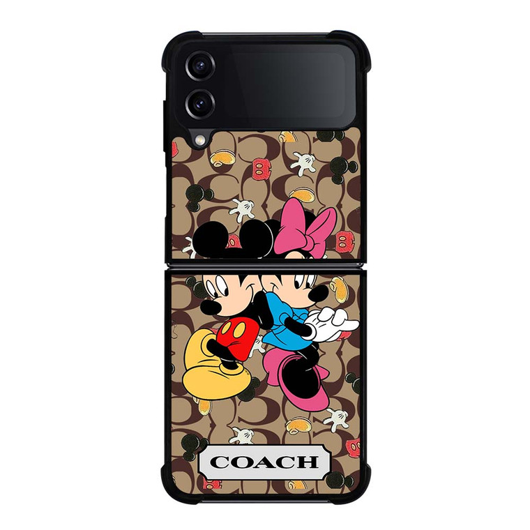 COACH MICKEY MINNIE MOUSE LOVE Samsung Galaxy Z Flip 4 Case Cover