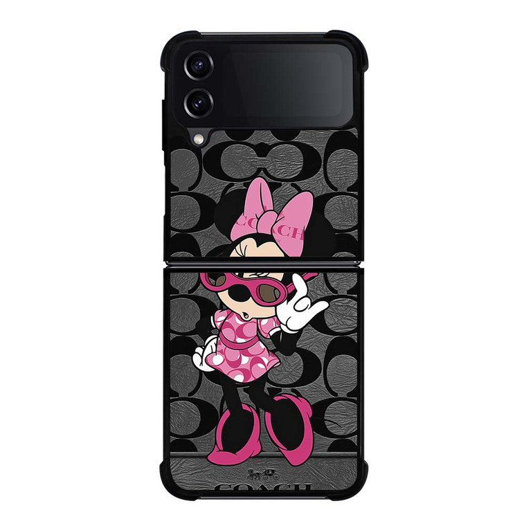 COACH MINNIE MOUSE CUTE Samsung Galaxy Z Flip 4 Case Cover